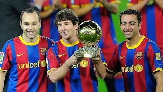 Iniesta Messi Xavi Golden Trio