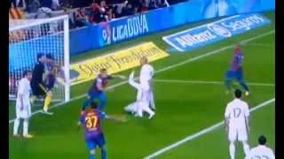 Barcelona vs real Madrid alexis Sanchez 1-1 goal 2012