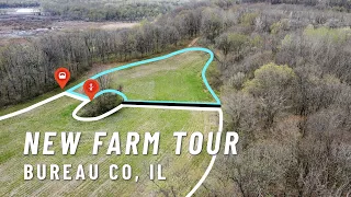 How Many Big Bucks Will Be On This Farm? Next To A No Hunting Sanctuary! (Initial Tour)