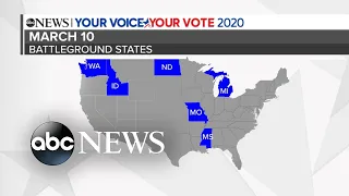 Which states vote on ‘mini Super Tuesday’ l ABC News