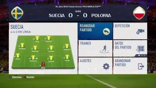 #58 FIFA 18 PS4 All World Cup Russia 2018 Matches // SWEDEN Vs POLAND - Quarterfinals