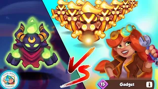 Finally Lvl 15 Gadget! Max Monk vs Max Cultist | Rush Royale