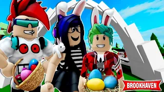 SALIMOS A BUSCAR LOS HUEVOS DE PASCUA en BROOKHAVEN  | Kori Roblox