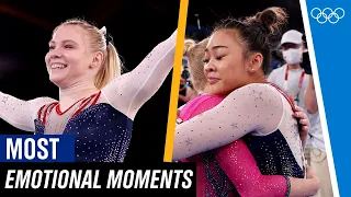 Emotional Gold Medal winning moments! 🥇