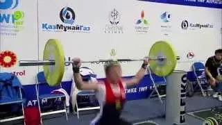 Women 63KG A Snatch 2014 World Weightlifting Championships