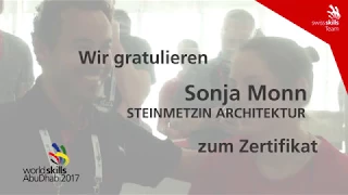 Sonja Monn, Zertifikat Steinmetzin Architektur