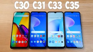 REALME C30 VS C31 VS C33 VS C35 - БОЛЬШОЕ СРАВНЕНИЕ! ЧТО ВЫБРАТЬ?