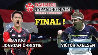 Highlight❗Jonatan Christie [7] 🇮🇩 vs 🇩🇰 Victor Axelsen [1] || Japan Open 2023 - FINAL