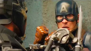Captain America, Wanda, Natasha & Falcon fight against crossbones - Movie clip tamil