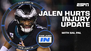 Jalen Hurts injury update with Sal Pal 🦅 | This Just In