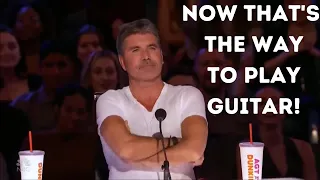 AGT Unbelievable/Jaw Dropping Performance | Marcin Patrzalek MURDERS His Own Guitar! Amazing!