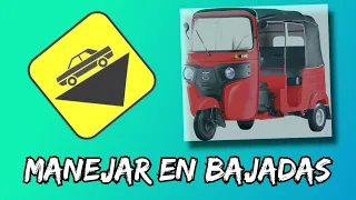 Como Manejar Mototaxi Bajaj en Bajadas (Parte 3)