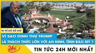 Tình hình FBI đột kích khám xét dinh thự ông Donald Trump, nhiều tài liệu có thể đã được giải mật