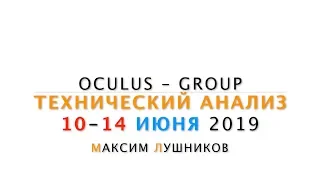 Технический обзор рынка Форекс на неделю: 10 - 14 Июня 2019 от Максима Лушникова