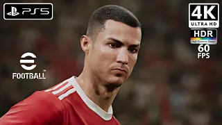 eFootball™ 2022 (4K ᵁᴴᴰ 60ᶠᵖˢ HDR) Manchester United vs Arsenal (PS5) Gameplay No commentary