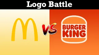 McDonald's VS Burger King - Logo Battle