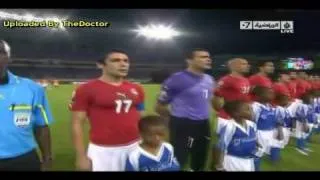 Egypt vs Algeria 1st half (4-0) 3 red cards (28/1/2010)