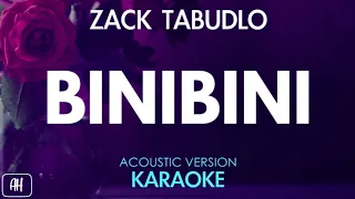 Zack Tabudlo - Binibini (Karaoke/Acoustic Version)