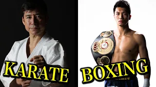 Karate Master meets Pro-Boxer. Exchange of philosophy and techniques.【Tatsuya Naka, Ryota Murata】