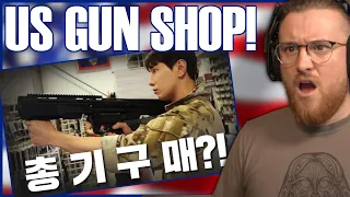 Royal Marine Reacts To Korean Special Force Sniper Visits American Gun Shop For The First Time