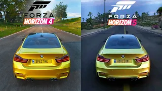 Forza Horizon 5 - 4 BMW M4 Coupe Sound Comparison