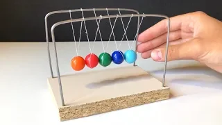 How to Make Simple Newton’s Cradle at Home