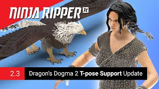 Ninja Ripper 2.3 | How to rip 3D models from Dragon's Dogma 2 (T-pose Import Update)