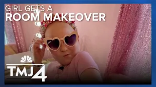 8-year-old  girl battling cancer gets room makeover