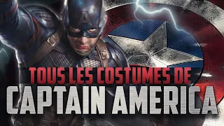 TOUS les COSTUMES de CAPTAIN AMERICA