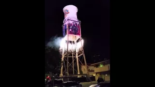 Warner Bros Water Tower Superhero Unveil