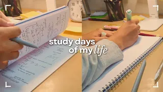 study days of my life | study vlog 🗒️☁️
