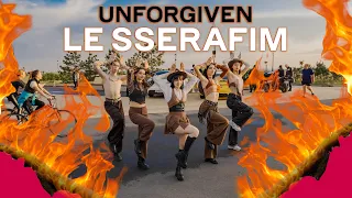 [K-POP IN PUBLIC] LE SSERAFIM - UNFORGIVEN cover by MOON WAY