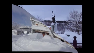 Duronia. Nevicate di ieri e di oggi