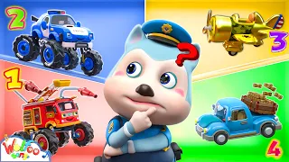 Where Is My Car? Five Little Monster Truck Song - Baby Songs & Nursery Rhymes | Wolfoo Kids Songs