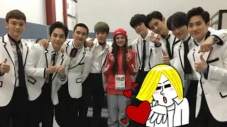 Russian Figure Skater Evgenia Medvedeva Shares Photos From Her Meeting With EXO