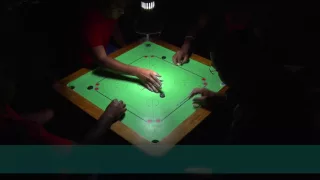 US OPEN CARROM GRAND SLAM 2016: Doubles SemiFinals 2 - Game 1
