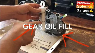 Honda dio elite sk50 gear oil change procedure (Gear oil type) gear oil quantity, af16 af18 af27