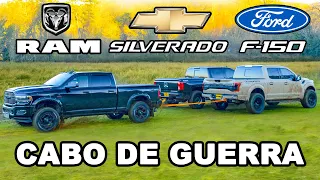 Dodge RAM vs Ford F-150 vs Chevy Silverado: CABO DE GUERRA