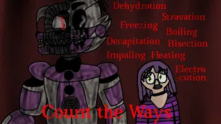 (FNAF SFM/DC2/C4D/SN/FLIPACLIP) Count the Ways closed collab (Taken 15/15) (Done 14/15)