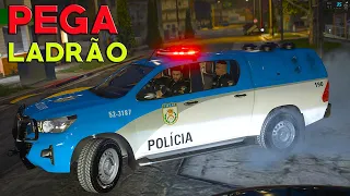 CONFRONTO NO PRIMEIRO DIA DE PMERJ | GTA 5 POLICIAL