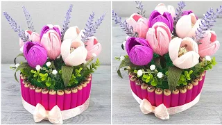 Original Gift! Bouquet of sweets with your own hands!