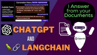Personal ChatGPT with LangChain - Get Answers from your Documents - Embeddings and more!