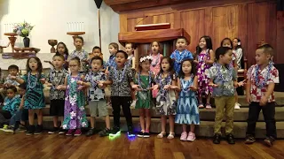 2018 Kamehameha Pre-school Class Puakenikeni Graduation