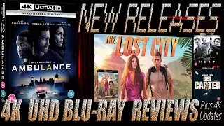 AMBULANCE 4K UHD REVIEW + THE LOST CITY & HEAT & GET CARTER Updates