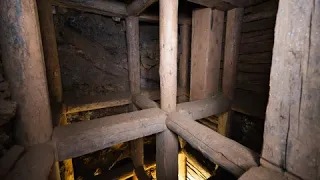 Incredible 150 Year-old Square Set Timbering - Exploring the Abandoned Highland Mine