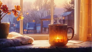 Cozy Winter Coffee Ambience ☕❄️