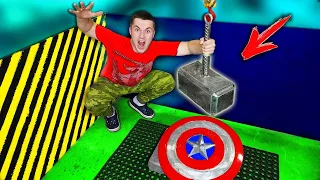 Thor`s Hammer vs Captain America Schild - Wer gewinnt? Power Test