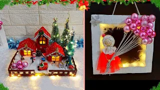 Best Out of waste Easy low budget handmade Christmas craft idea | DIY Christmas craft idea🎄189