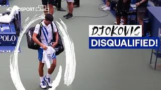 Novak Djokovic Disqualified In The 2020 US Open! | Eurosport Tennis