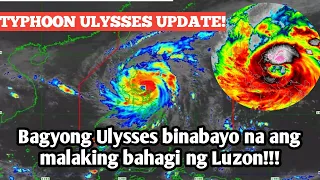 Bagyong ulysses,Binabayo na ang malaking bahagi ng luzon.